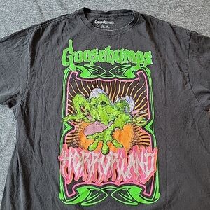 Goosebumps Horrorland Black Graphic Tee - Short Sleeve